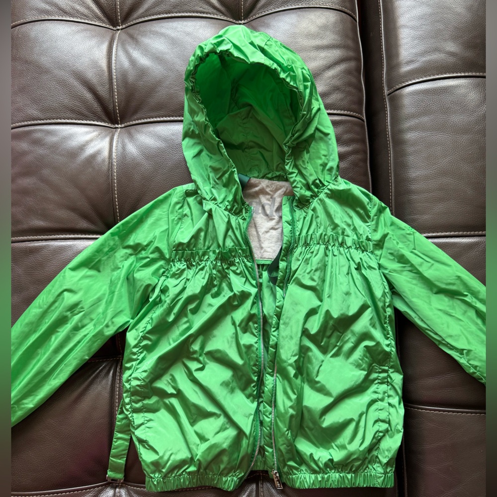 ADD Kids Green Rain Jacket